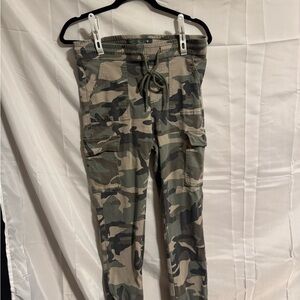 Camo Cargo Jogger Pants -